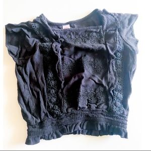 Girls black top